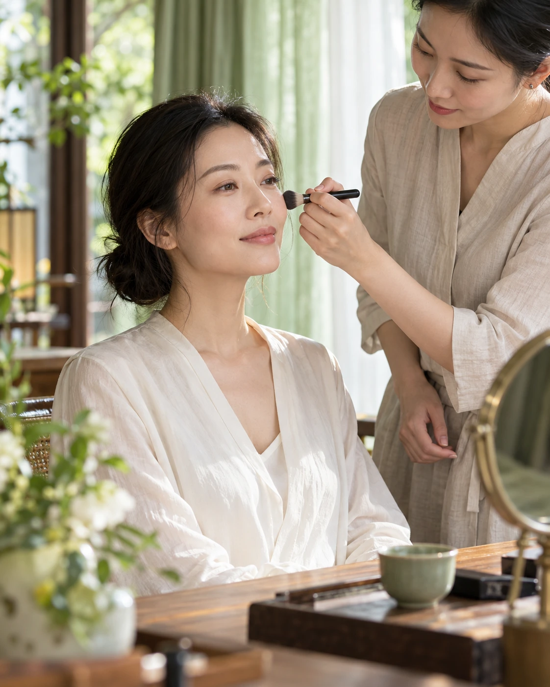 妆容与形象美学体验，场景示意